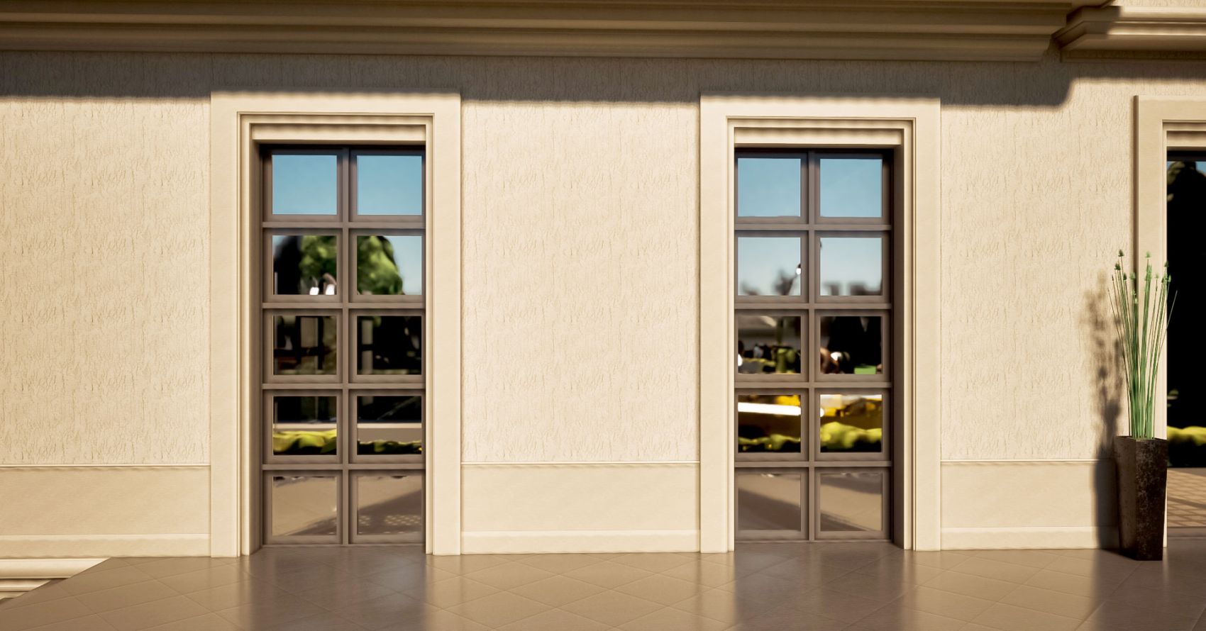 Window Frames and Architectural 3D Visualization