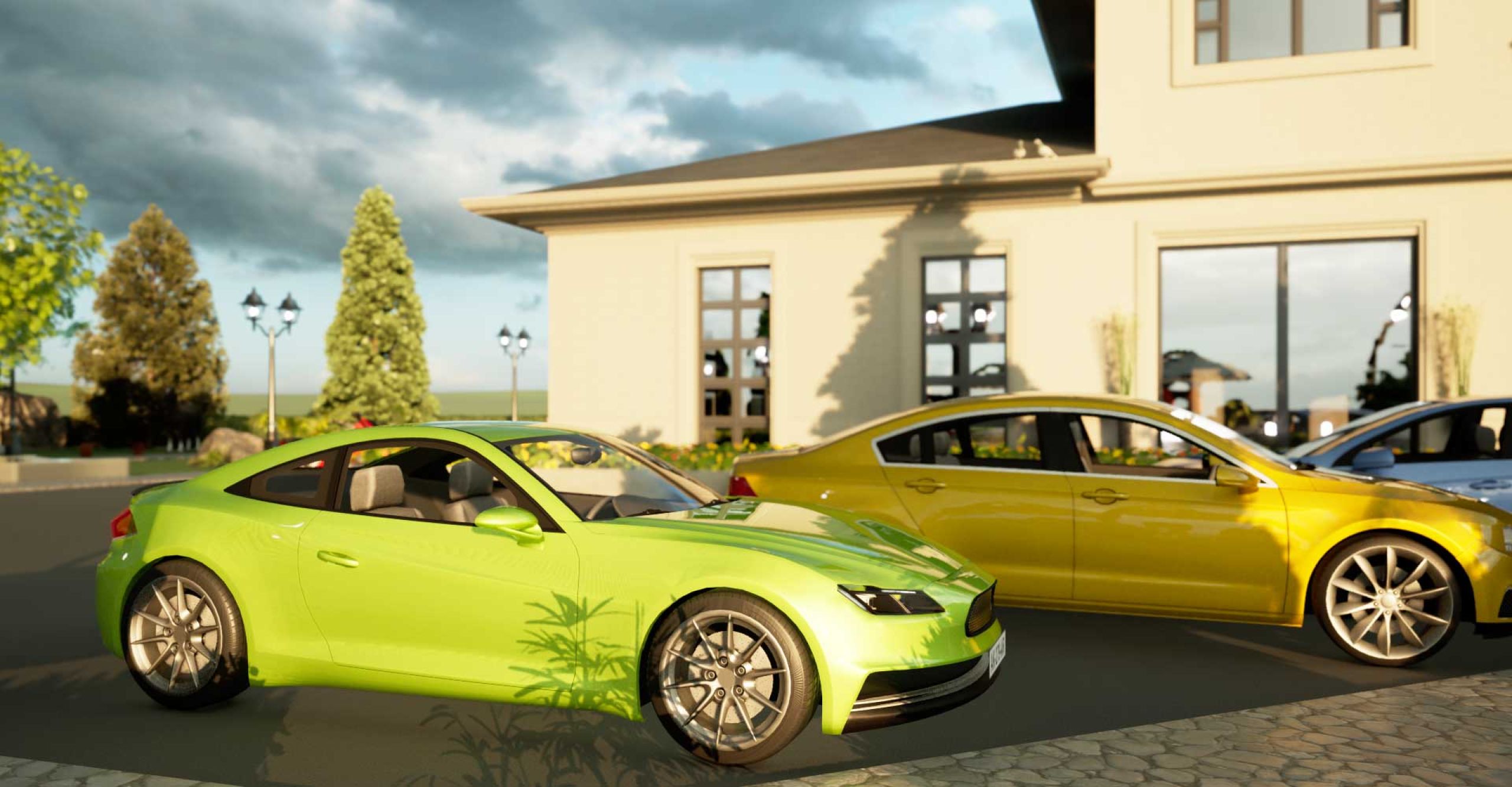 Realtime Ray Tracing in Architecture and Facade Design