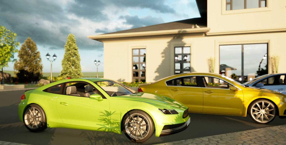 Realtime Ray Tracing in Architecture and Facade Design