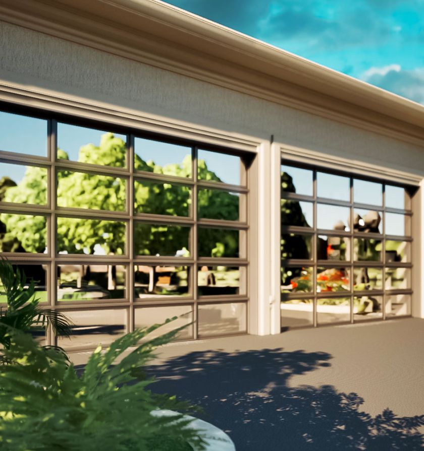 Garage door 3D Architectural Visualization