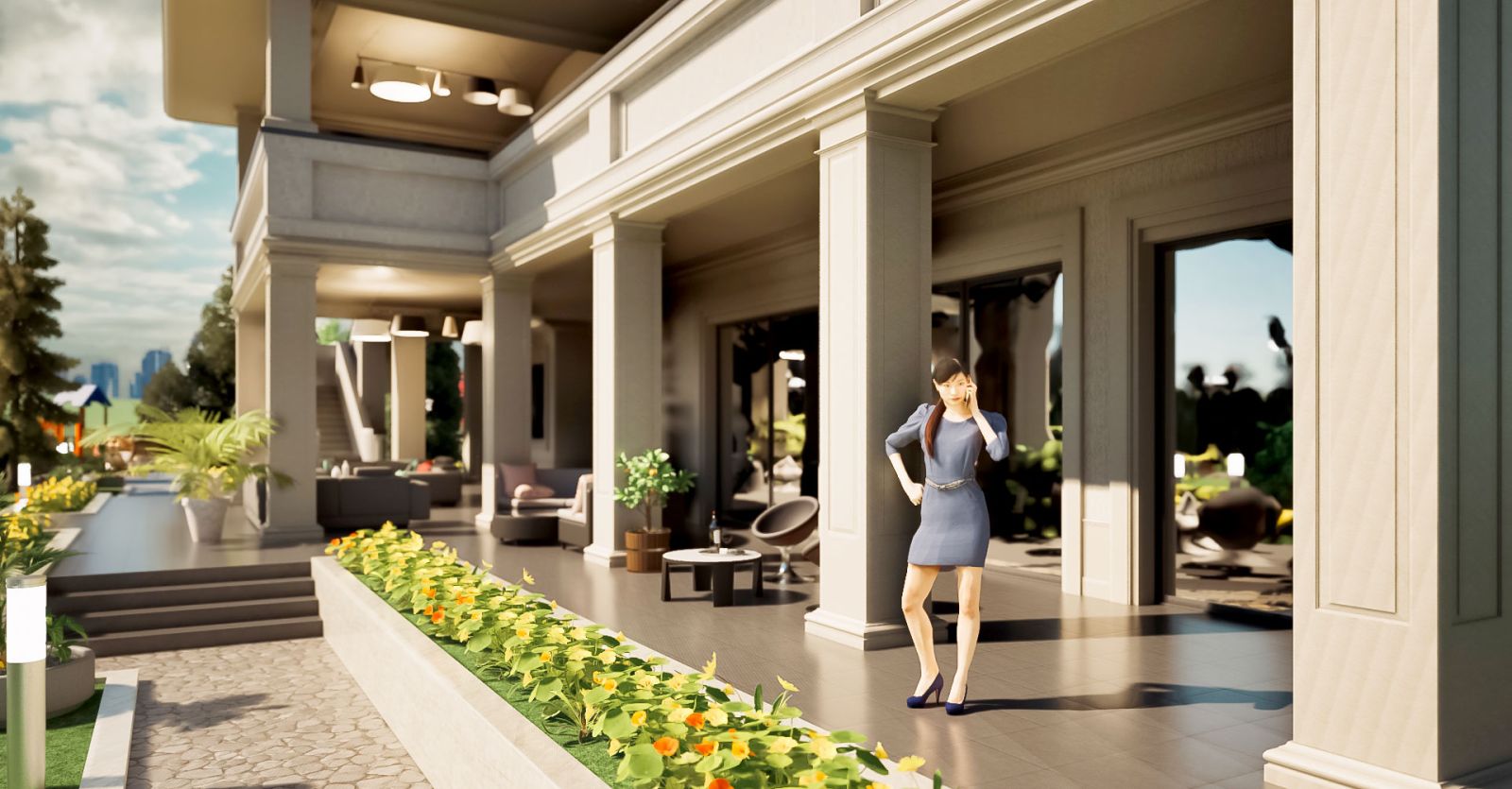 3D Home Facade Visualization